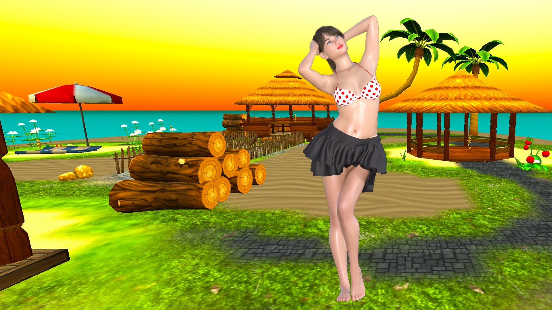 Dazzling Virtual Beach Dancer [HD+]