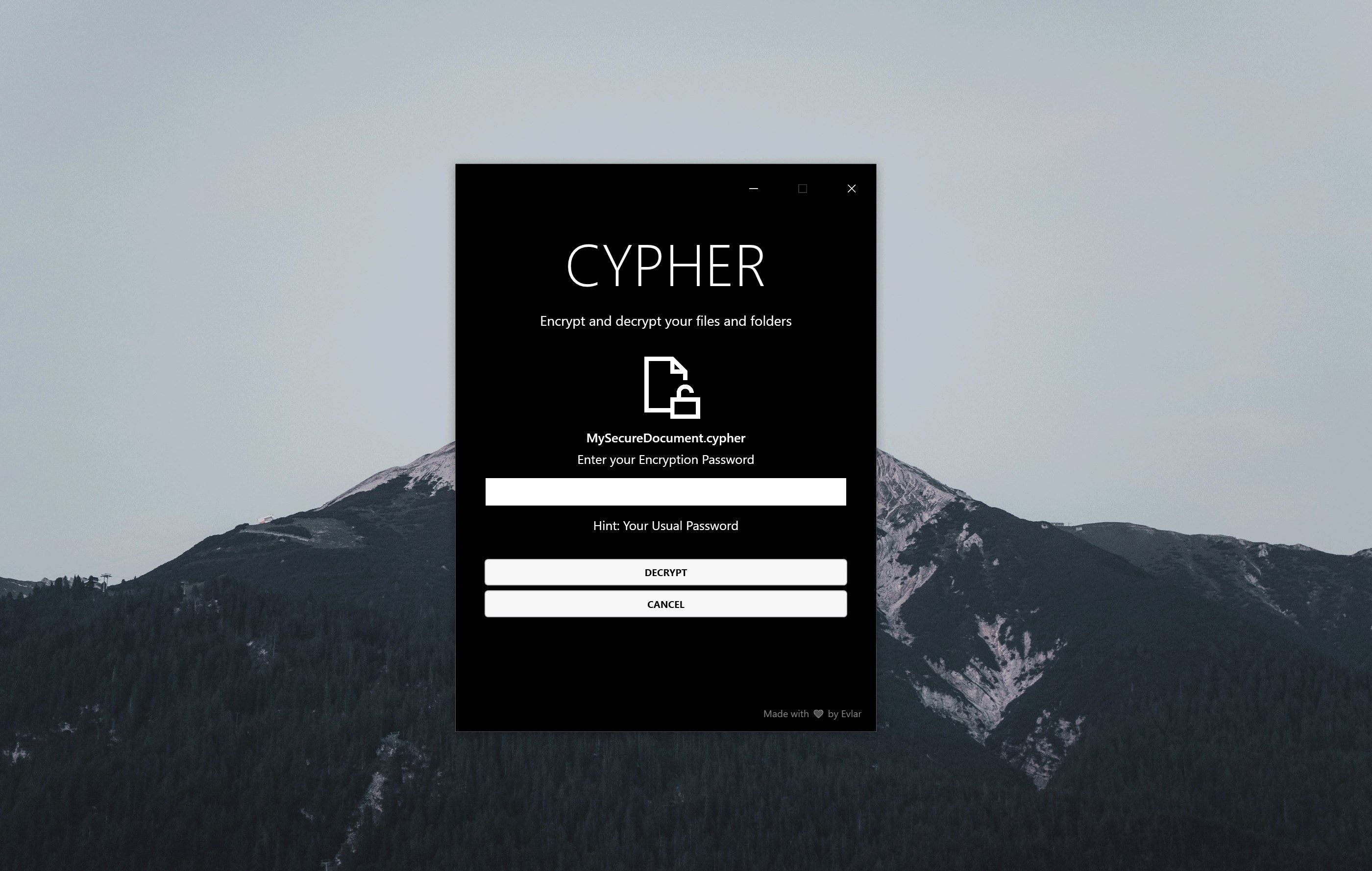 Cypher - Secure Your Files