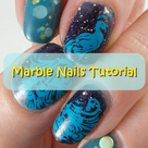 Marble nails tutorial