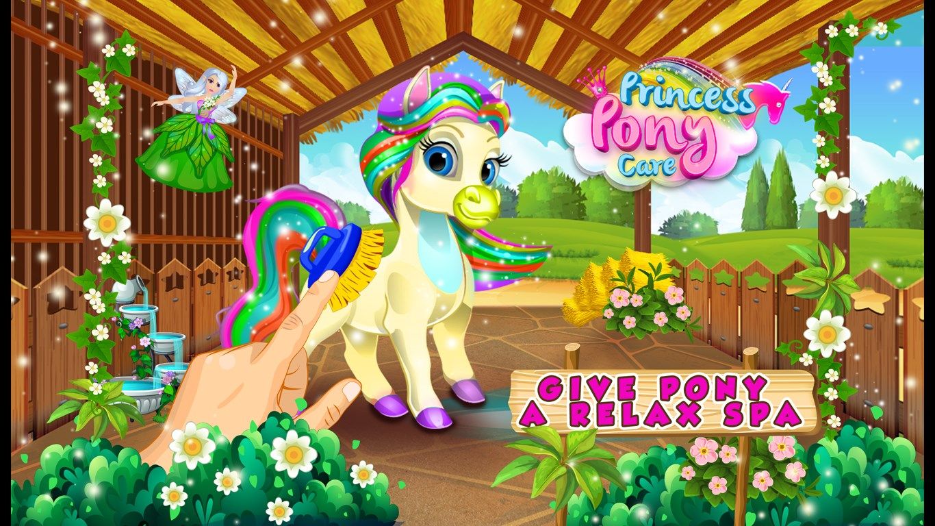 Little Pony Horse Princess Care - Wash & Cleanup