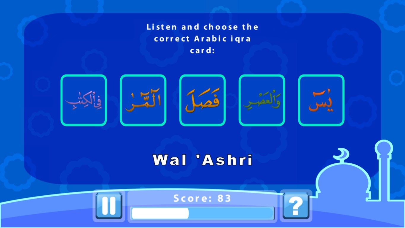 Solve advanced Iqra listening quiz and learn from it.
