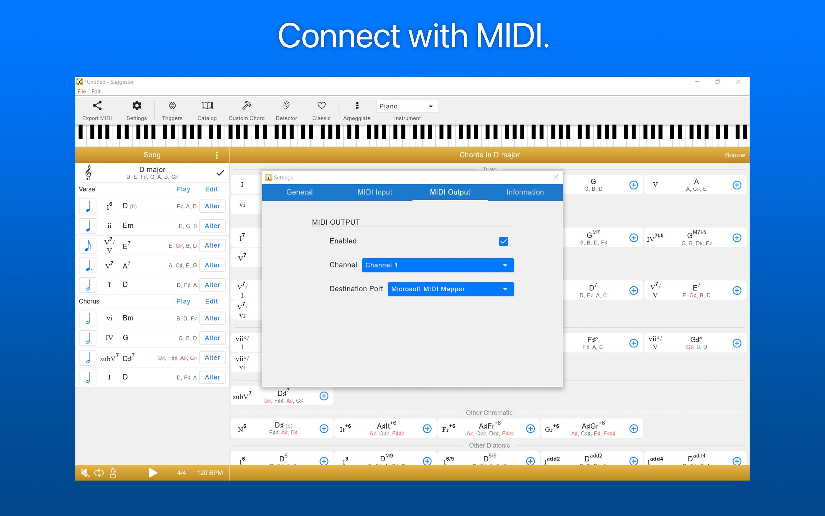 Suggester : Chords and Scales