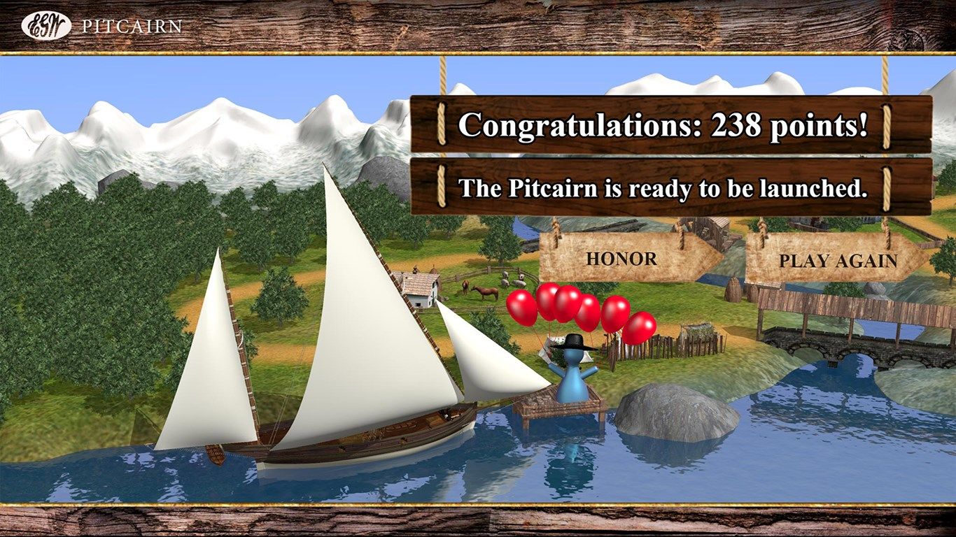 Pitcairn game completed sucessfully
