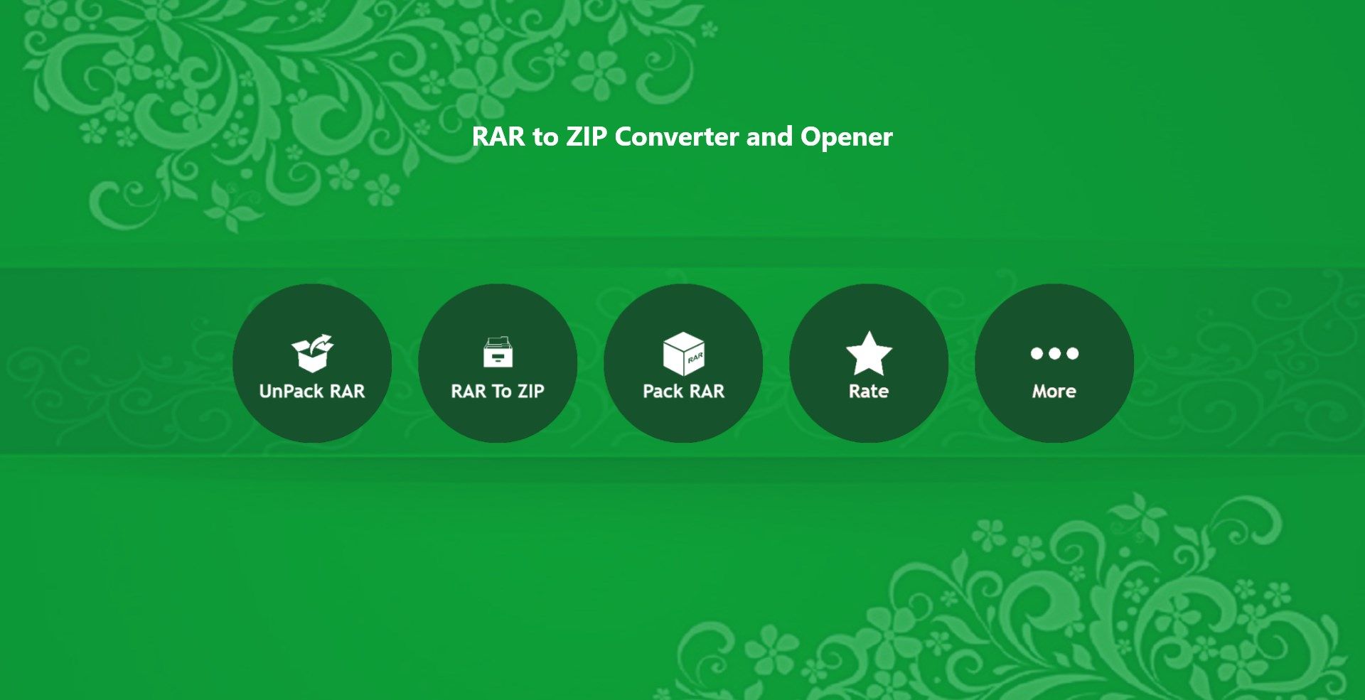 RAR To ZIP Converter,Opener