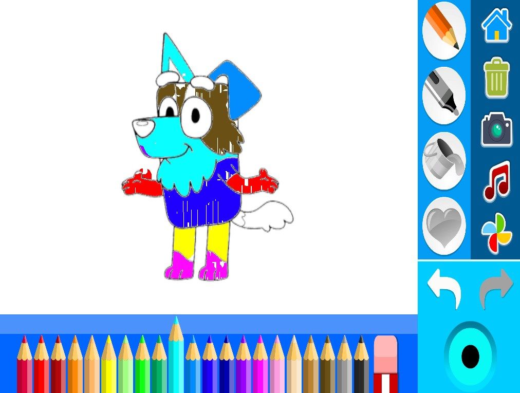 Bluey Coloring Book