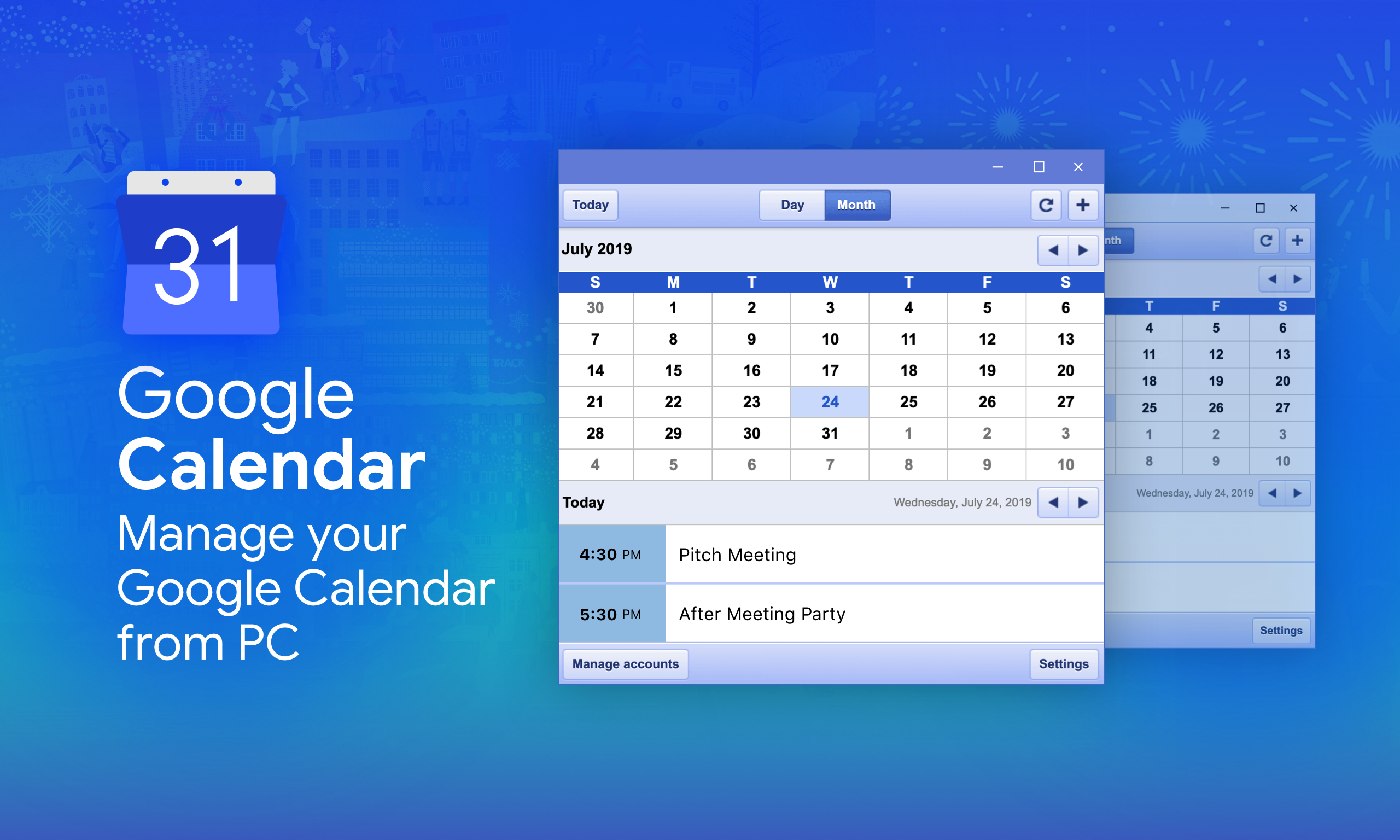 Calendar App.