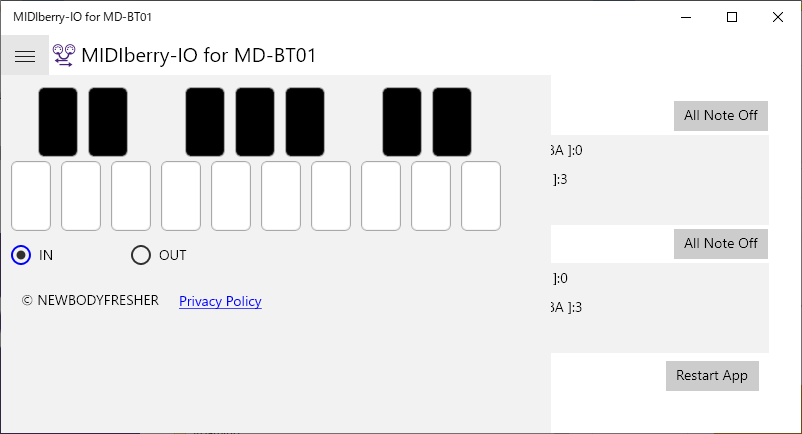 MIDIberry-IO for MD-BT01