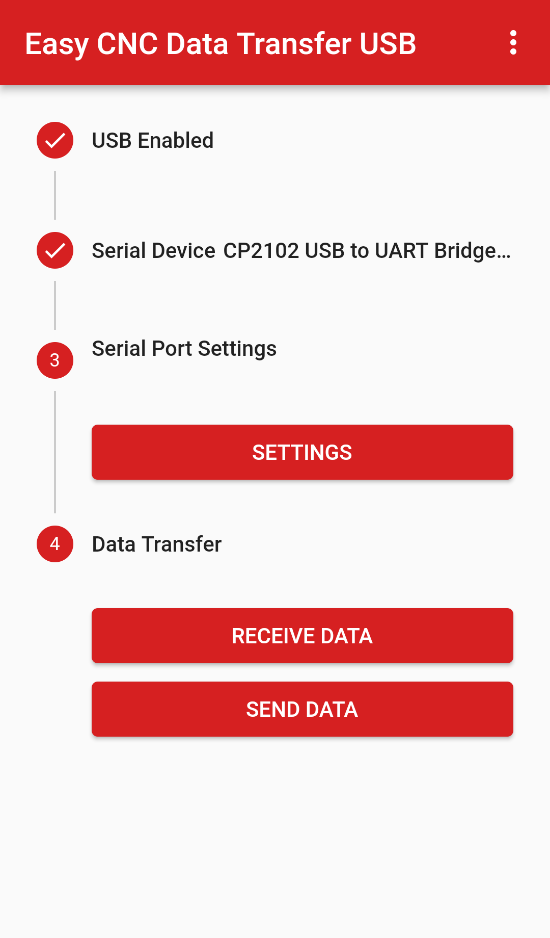 Easy CNC Data Transfer USB