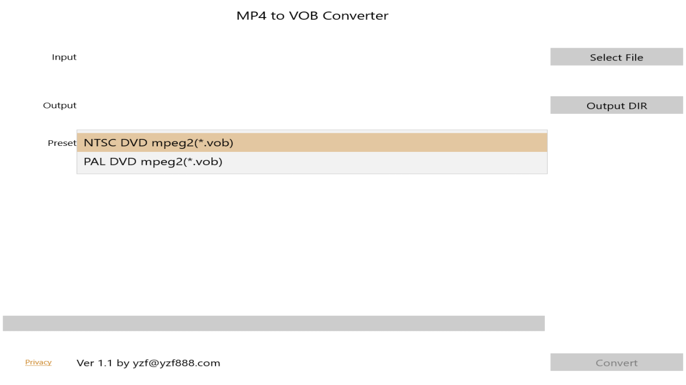 MP4 to VOB Converter