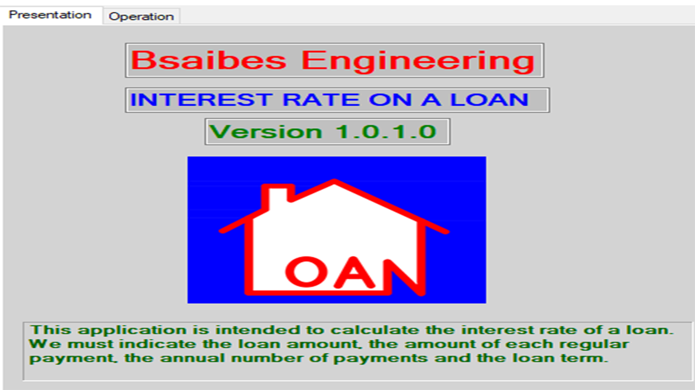 INTEREST RATE ON A LOAN