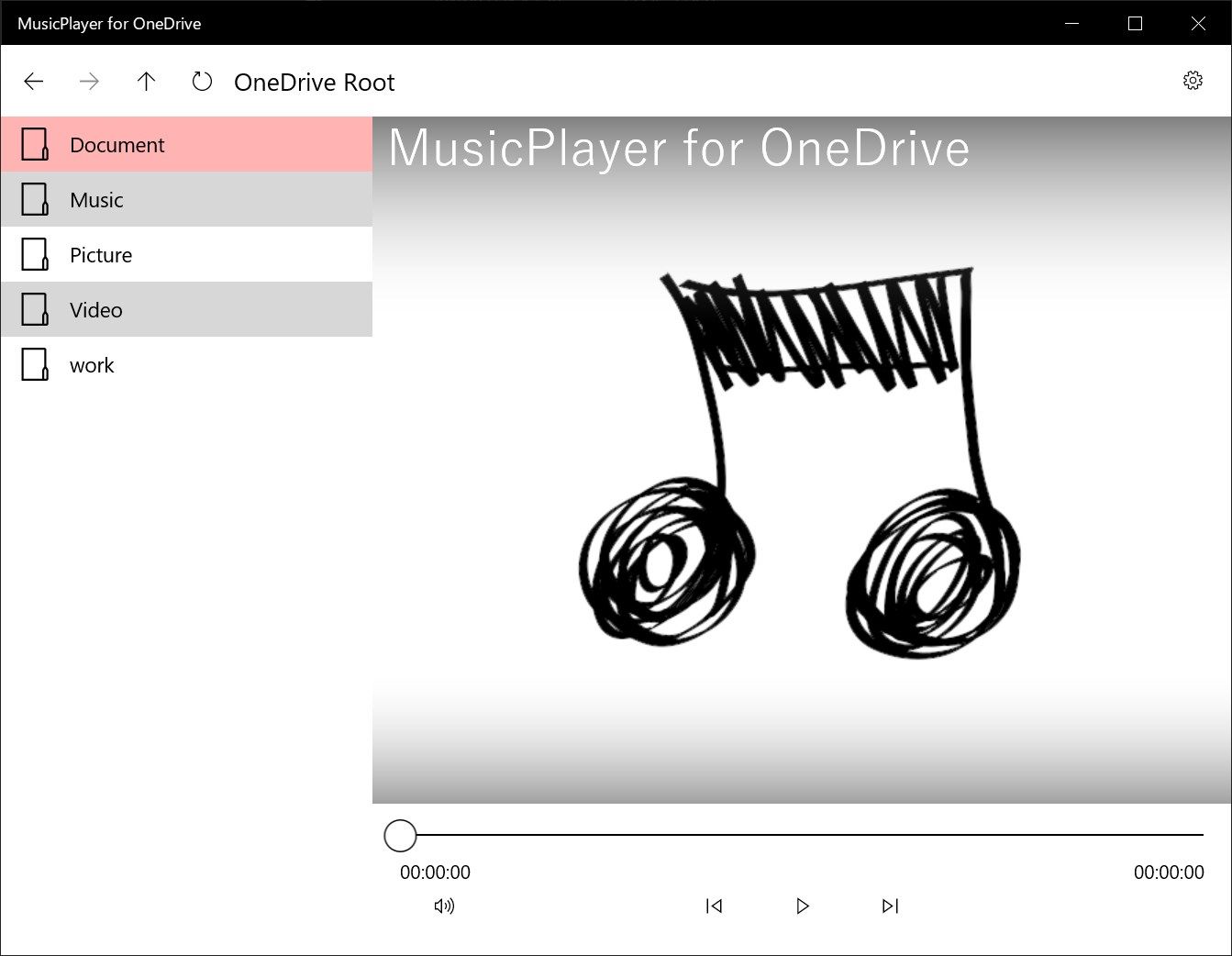 MusicPlayer for OneDrive