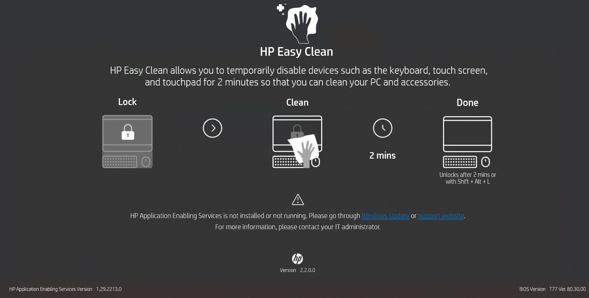HP Easy Clean