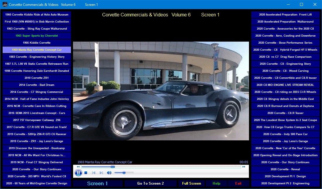 Corvette Commercials and Videos Volume 6