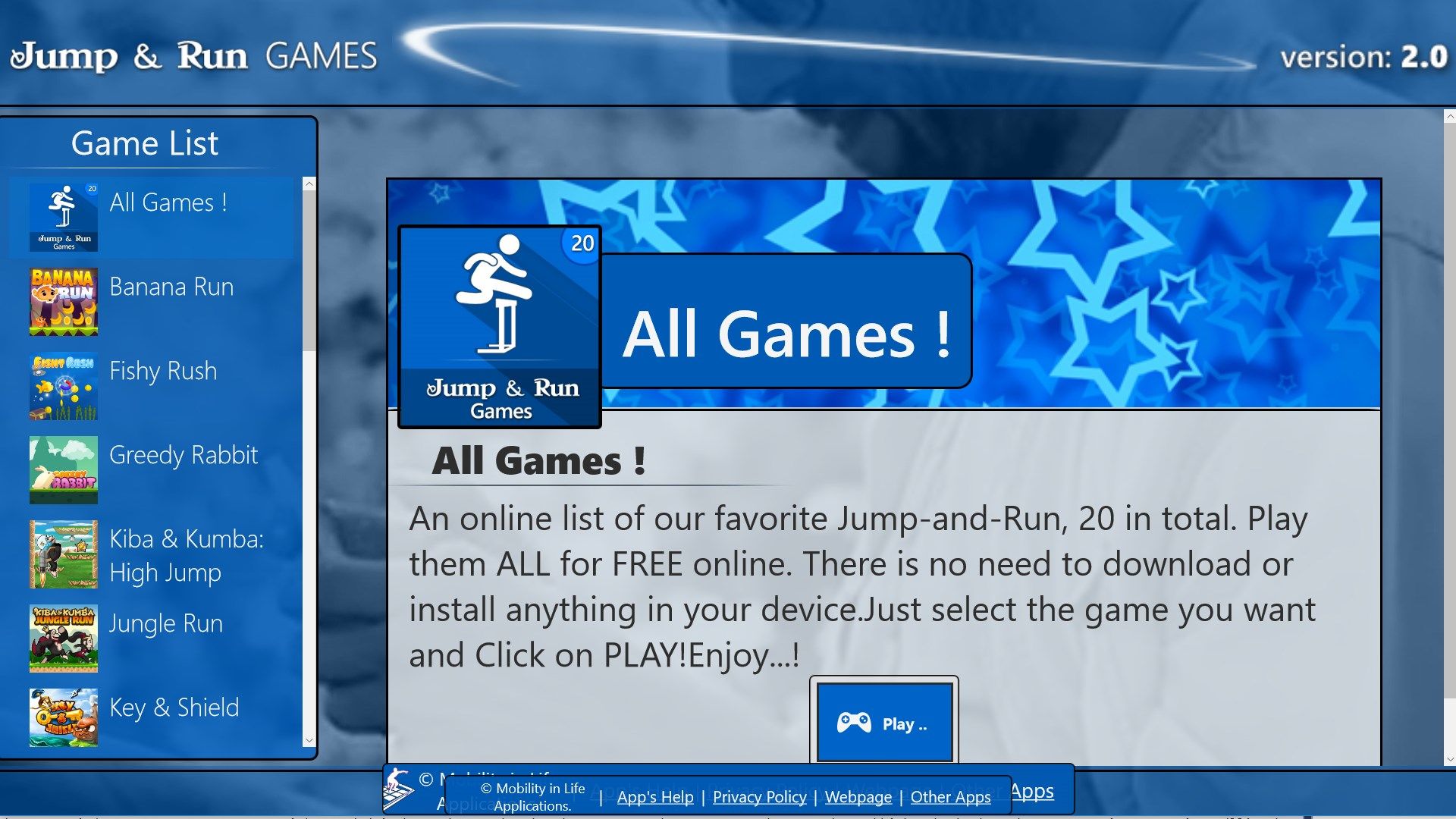 Online Games+ (Jump-And-Run)