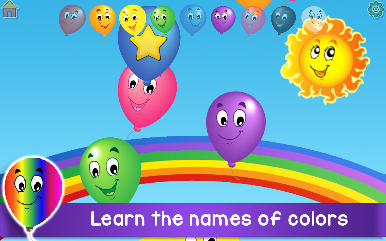Toddler Balloon Pop Game: Learning games for babies and preschool kids - Learn letters, numbers, colors and shapes in 10 languages with no ads (Free trial edition)