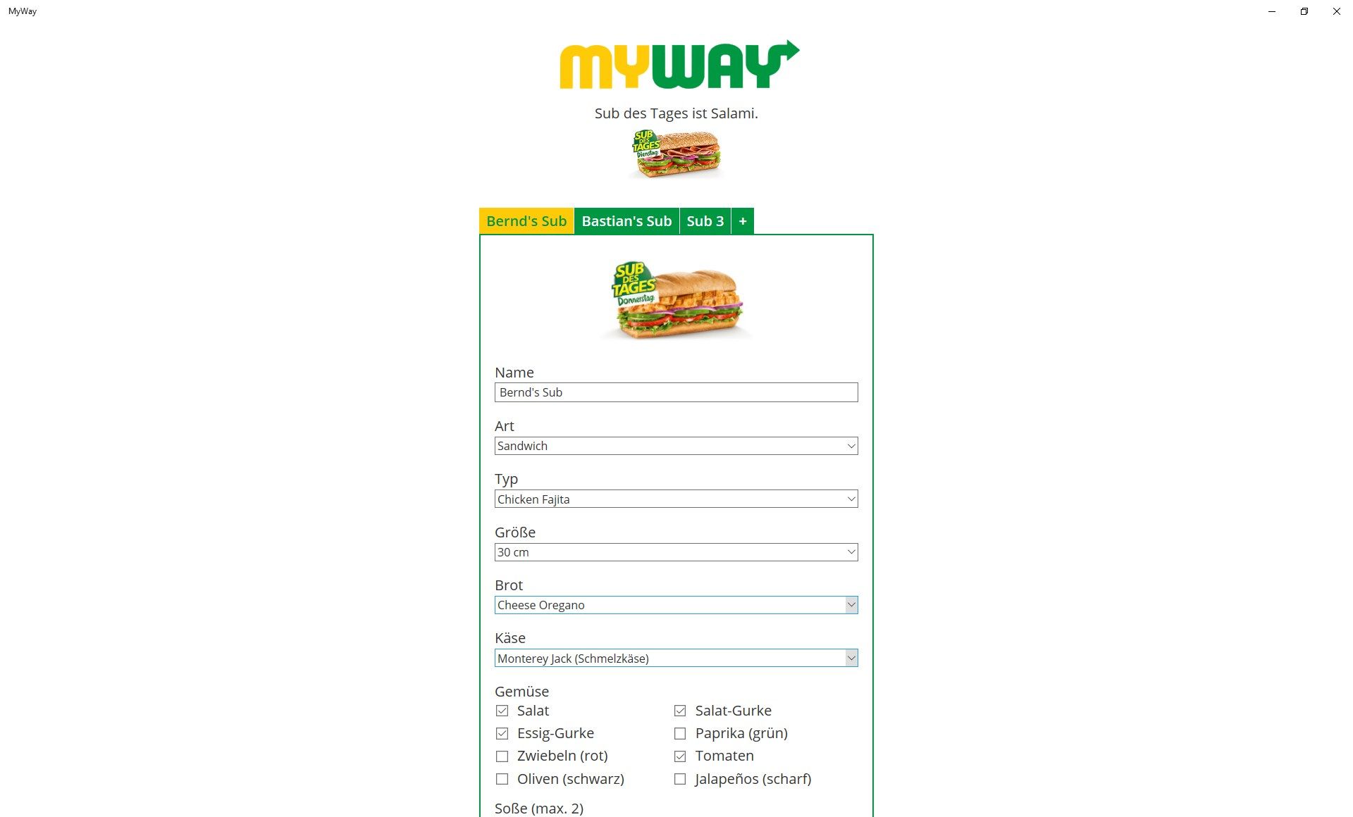 MyWay: Subway Configurator