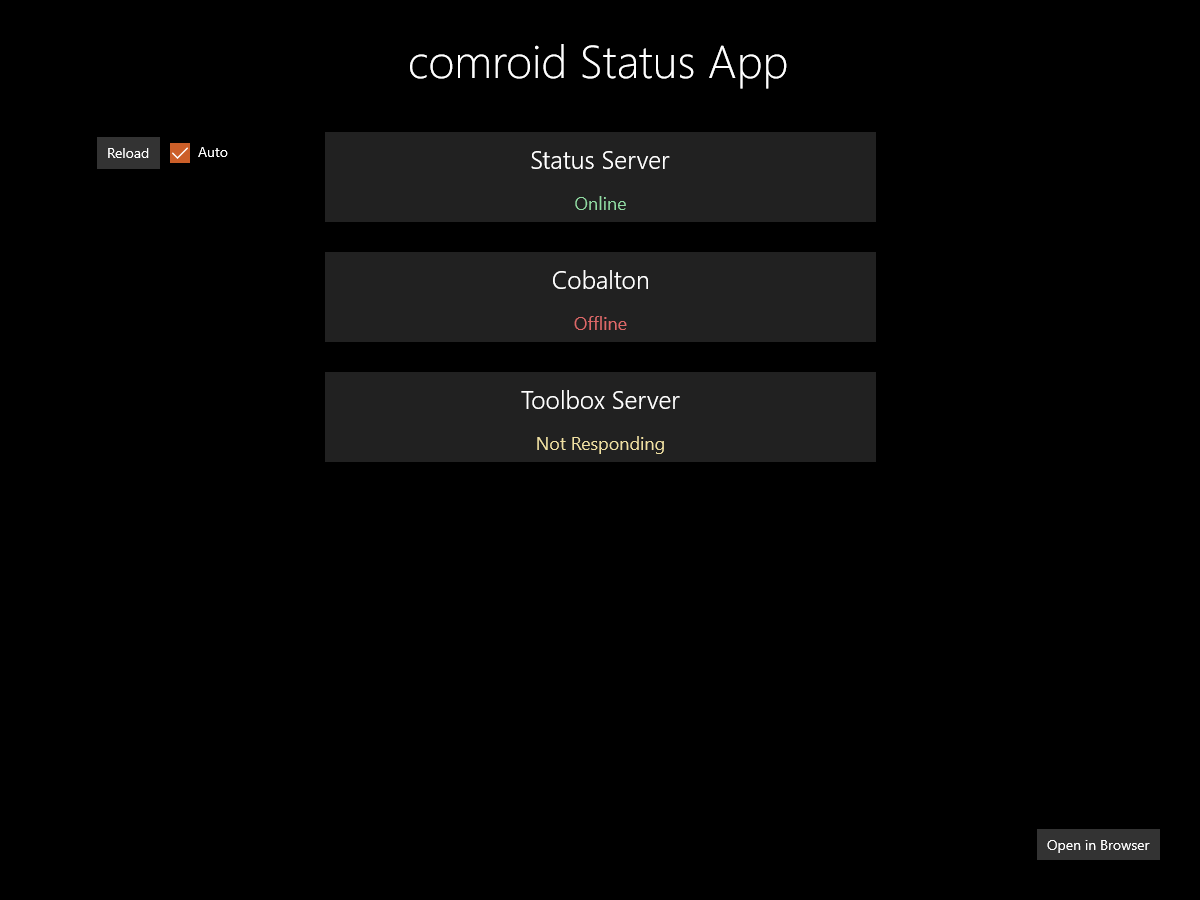 comroid Status App
