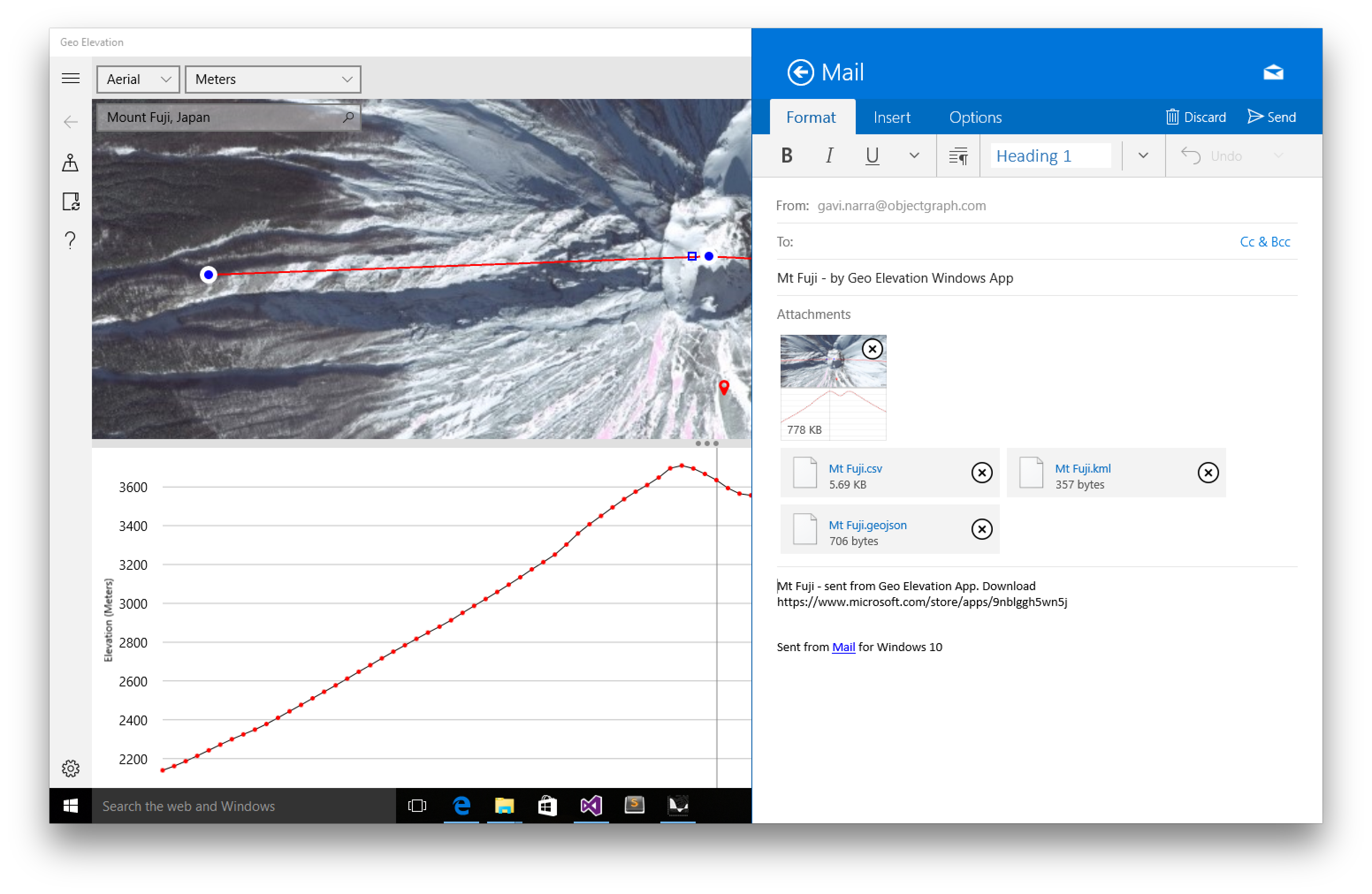 Share projects, Raw data is available in CSV Format. The path is available in CSV,KML and GeoJSON