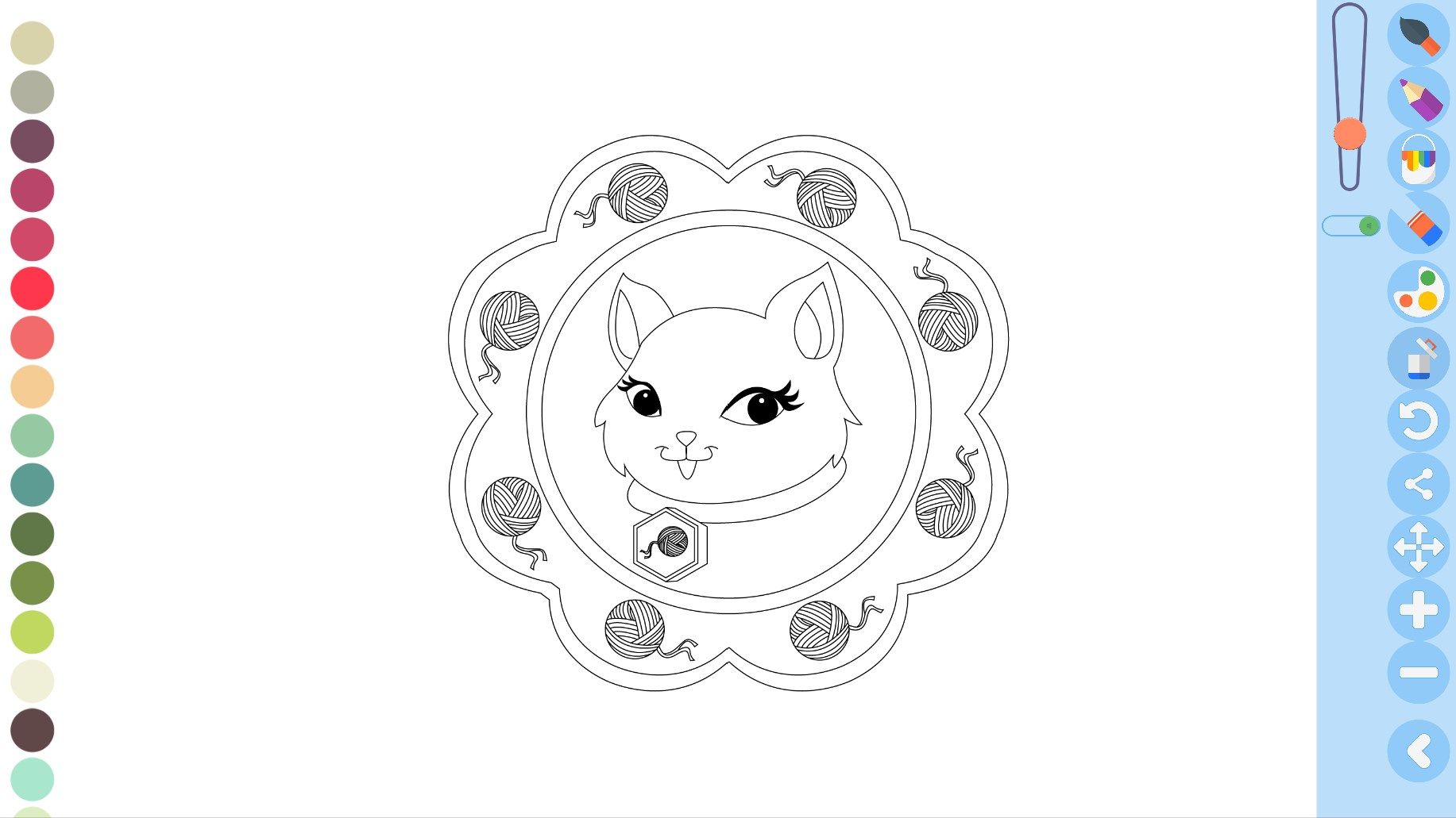 Zen: coloring pages for kids