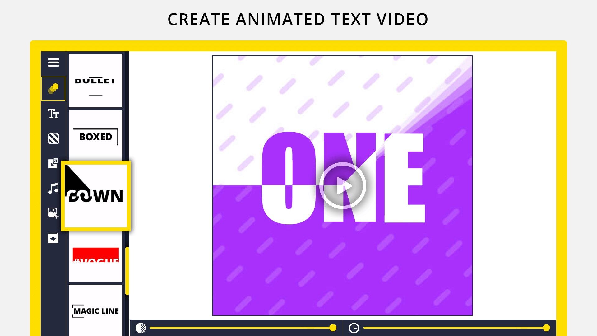 Textro: Animated Text Video