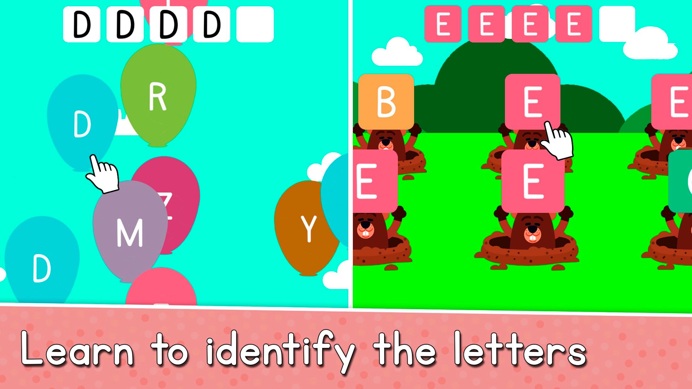 Learn to identify the letters