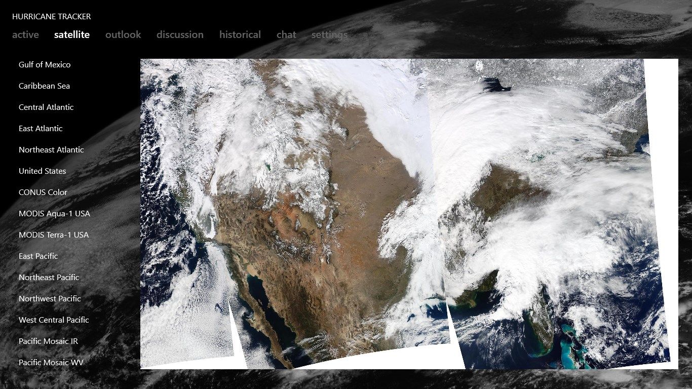 Daily MODIS composite of the United States