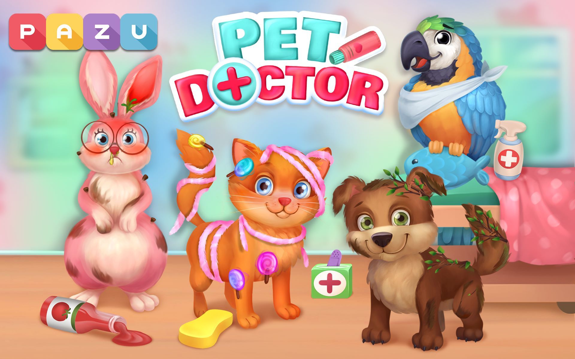 Pet Doctor - Animal care games for kids