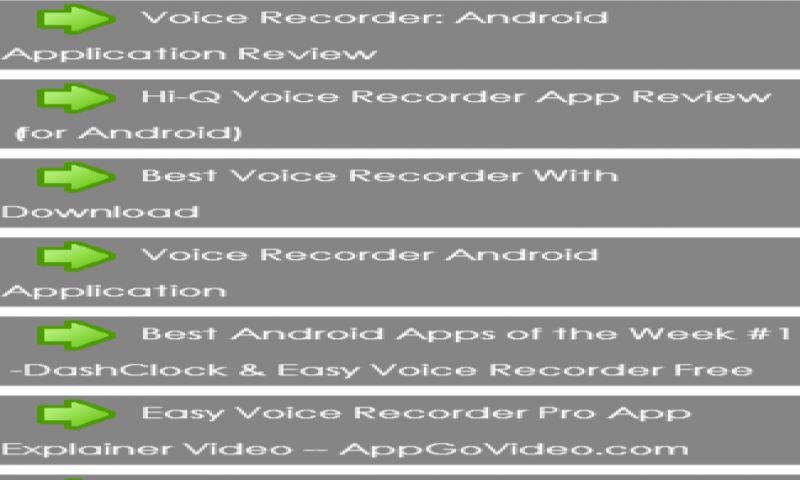 voice recorder app