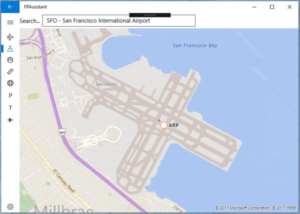 Aerodrome mapping with full text search