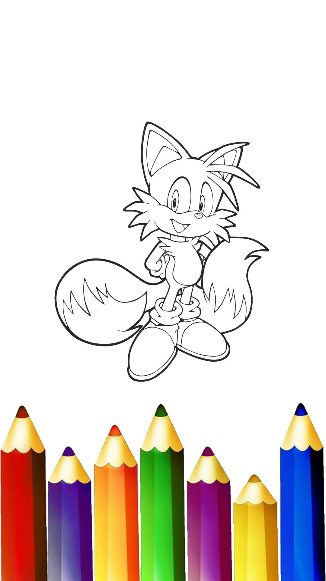 Color Your Favorite : Coloring Book For Sonic