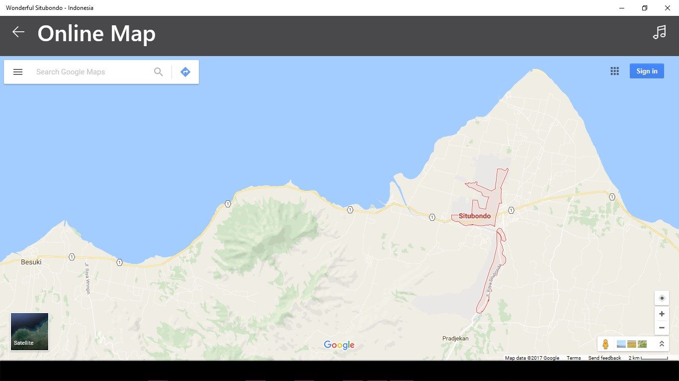 This menu facilitates users to explore and search another beautiful place to visit in Situbondo. The users can choose the place where to go, and now the direction correctly by using the map.