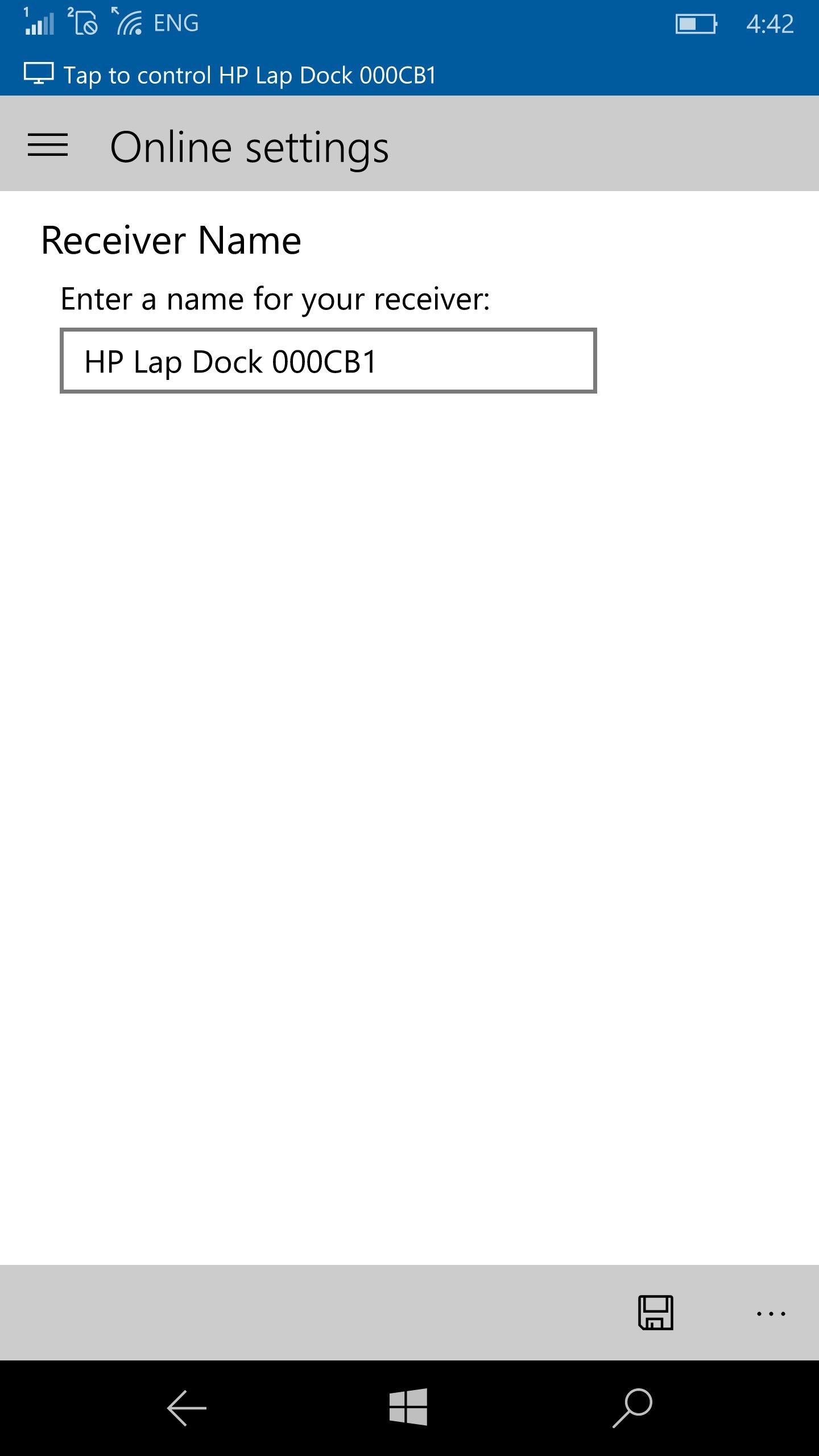 HP Lap Dock Wireless Settings
