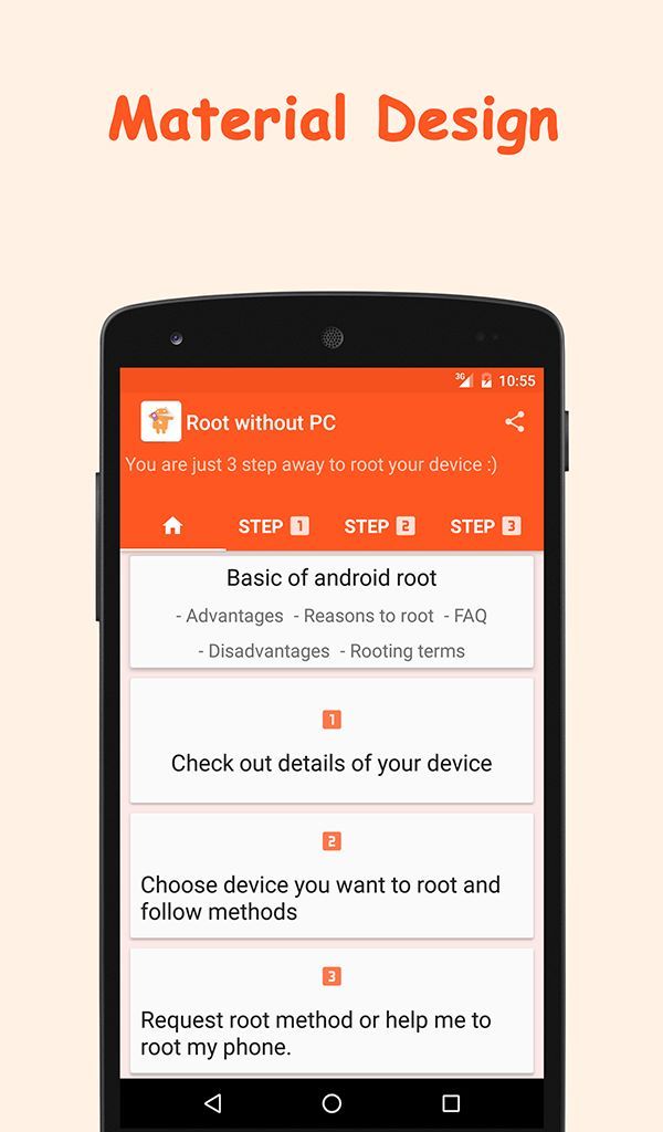 Root android without PC