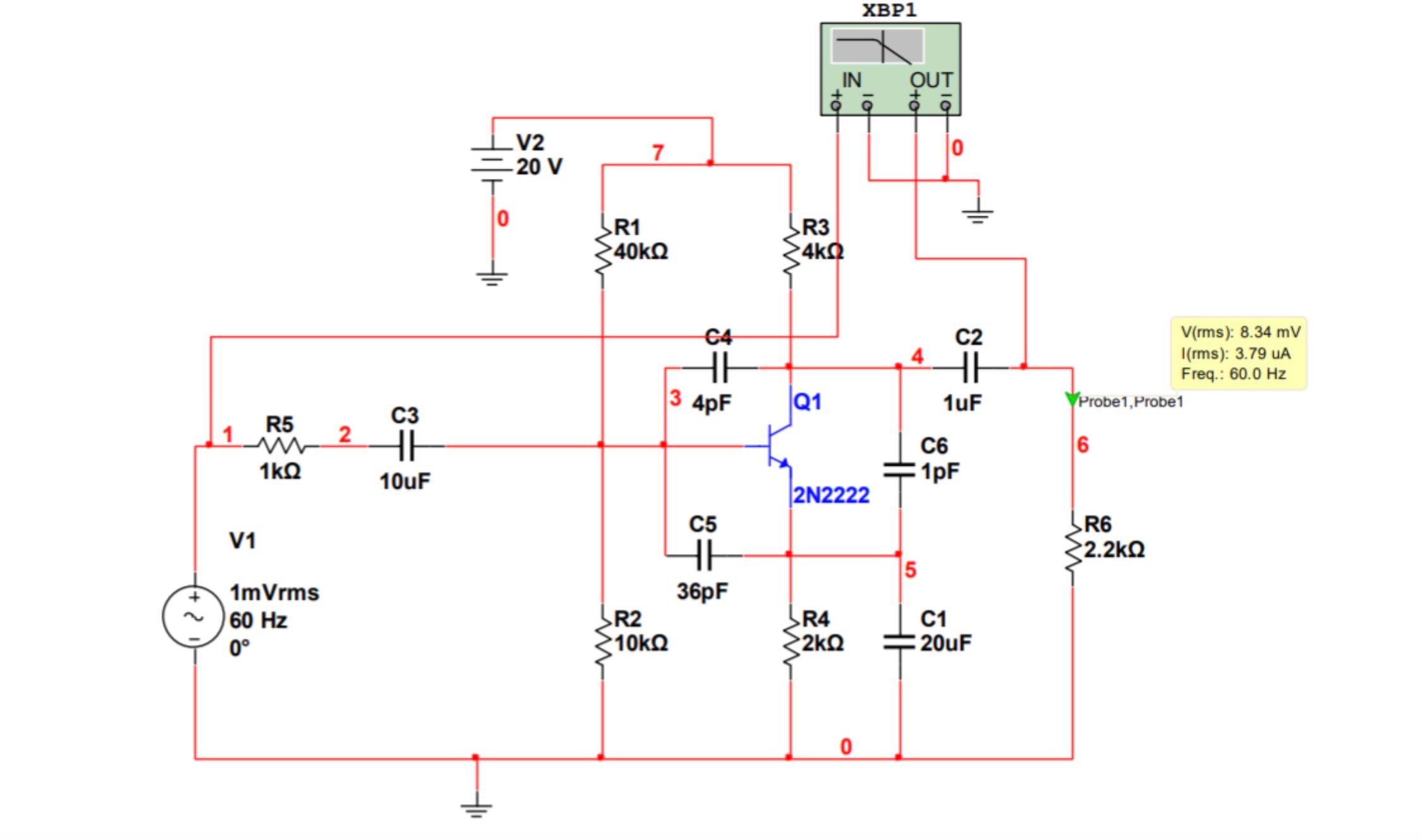 Electronic circuit simulation