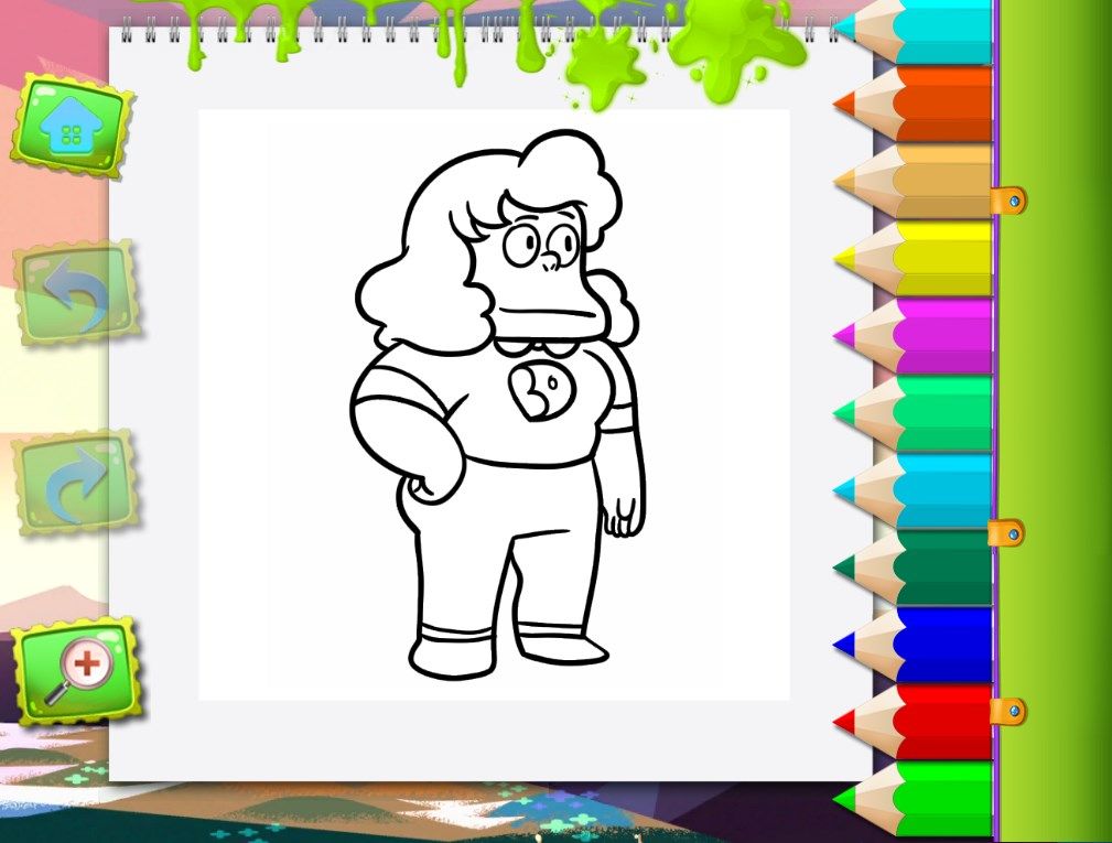 Coloring Steven Universe Game