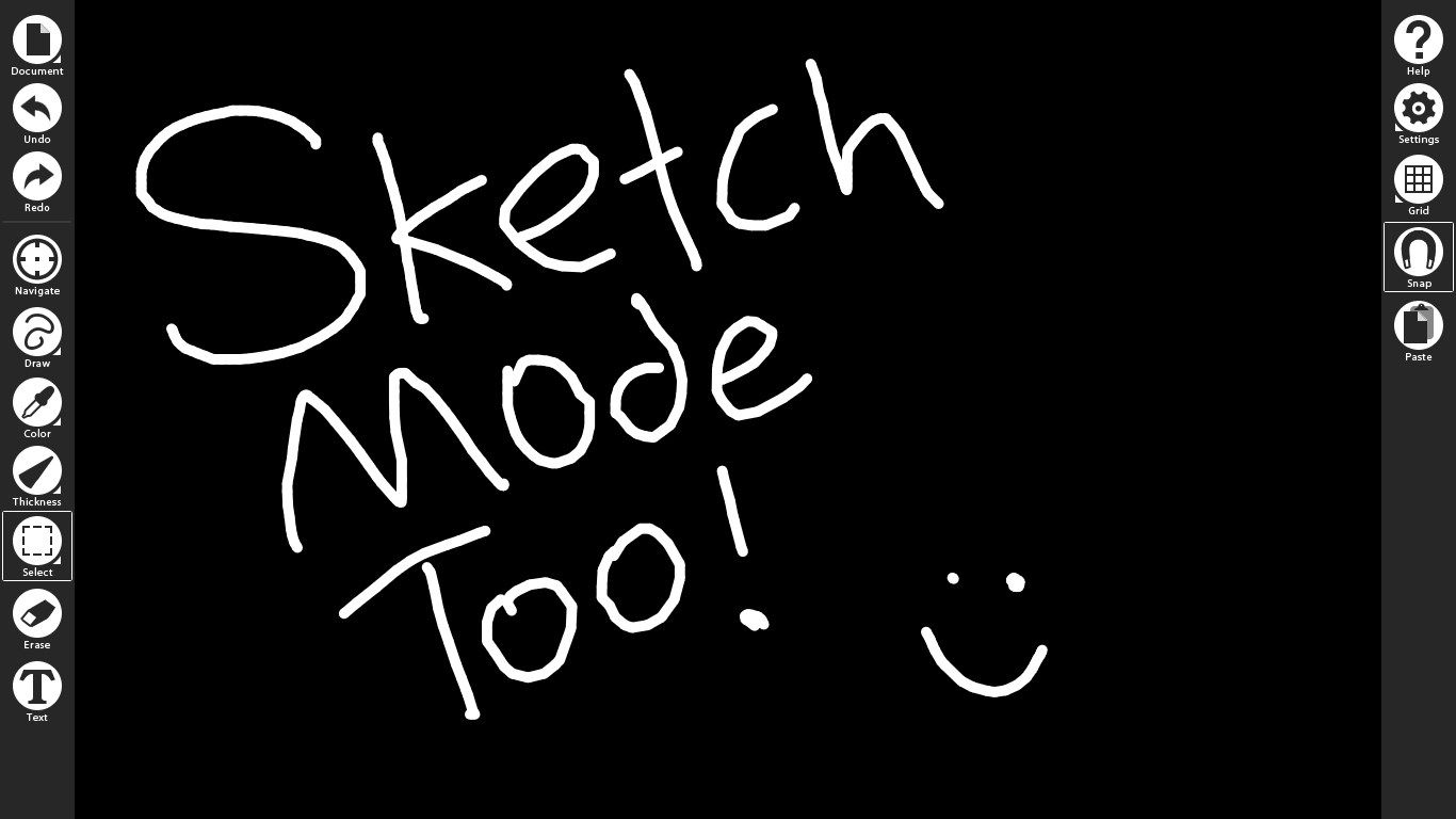 Try sketch mode too!