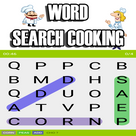 Word Search Cooking puzzle game