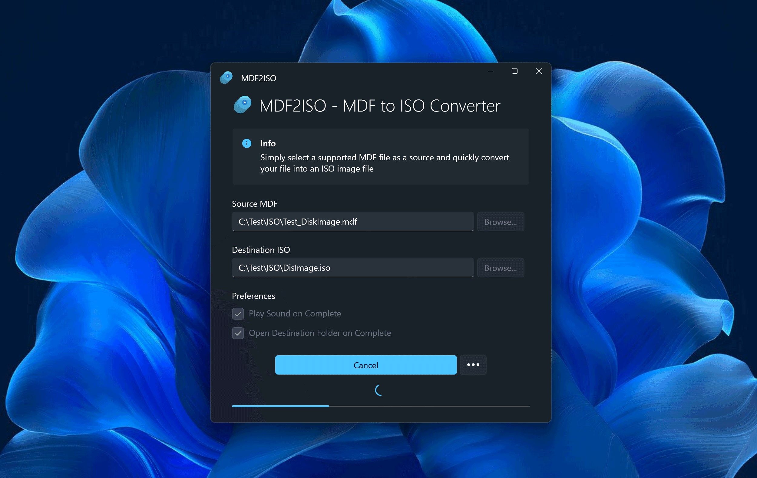 MDF2ISO - MDF to ISO Converter