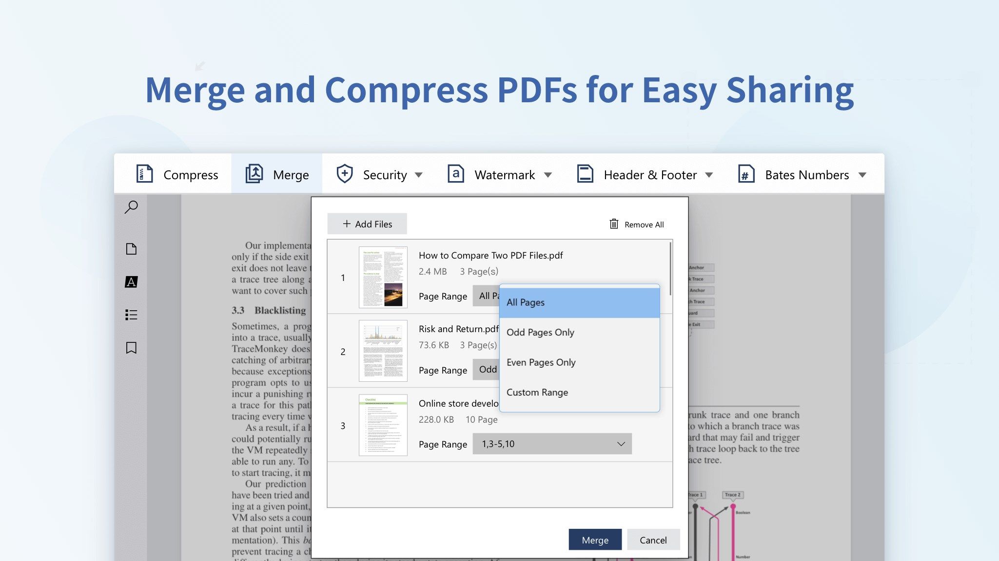 Merge and Compress PDFs for Easy Sharing