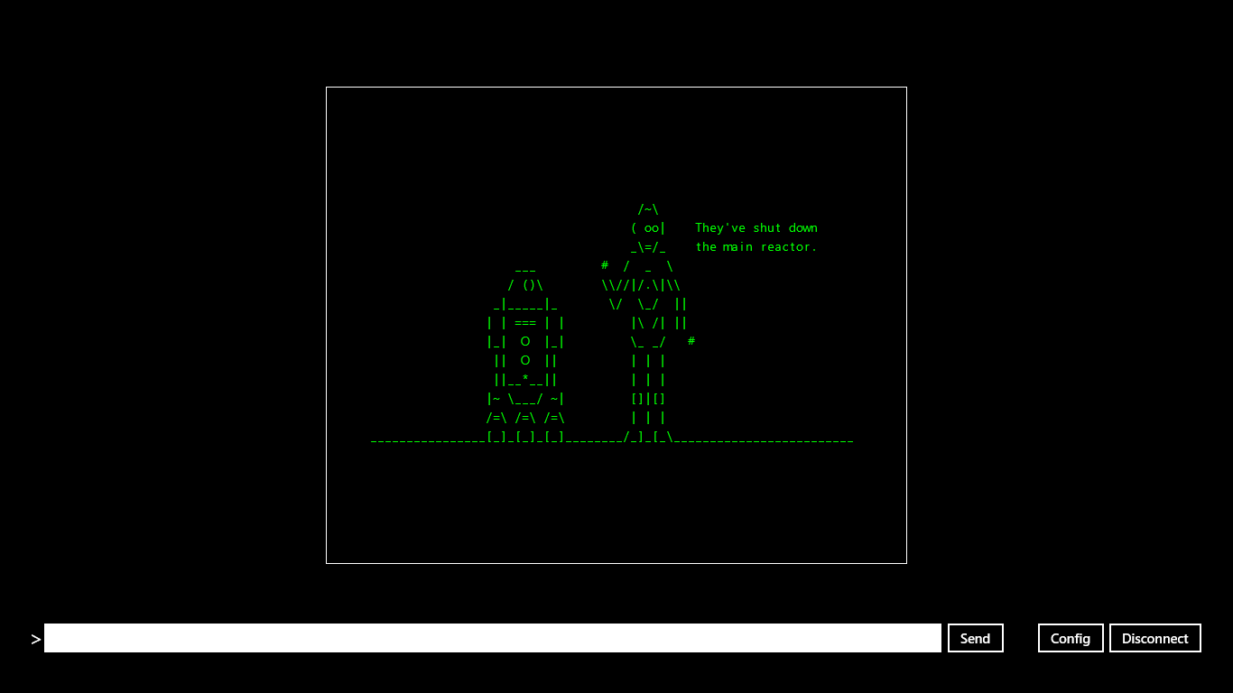 Watch movies in ASCII format, included Star Wars sample