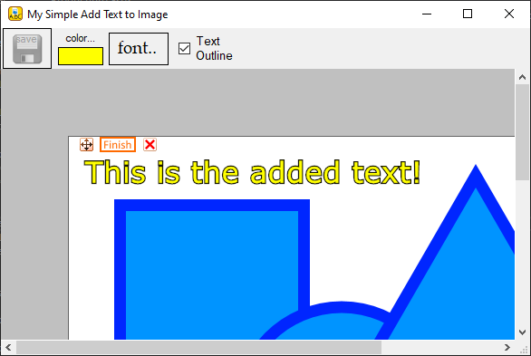 My Simple Add Text to Image