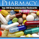 Pharmacy Top 200 Drug Information Flash Cards - Lite