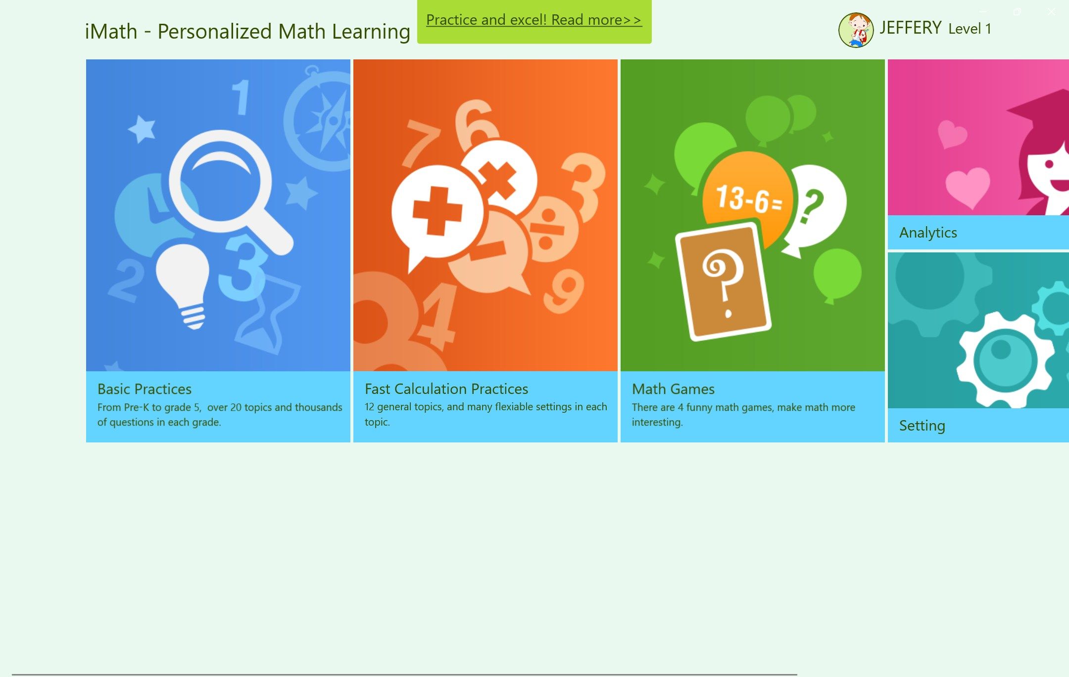 iMath - Personalized Math Learning