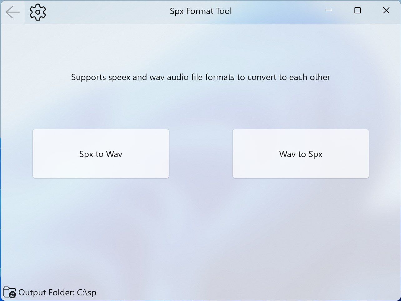 Spx format tool