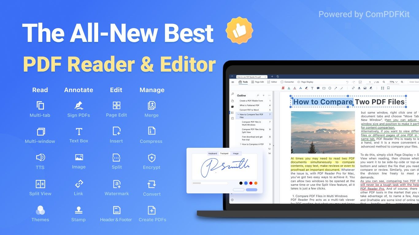 The All-New Best PDF Reader & Editor