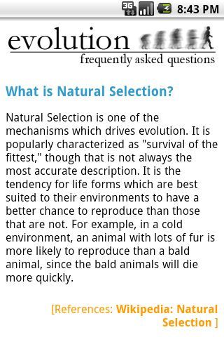 Evolution FAQ