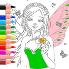 Cute Fairy Coloring Book For Kids