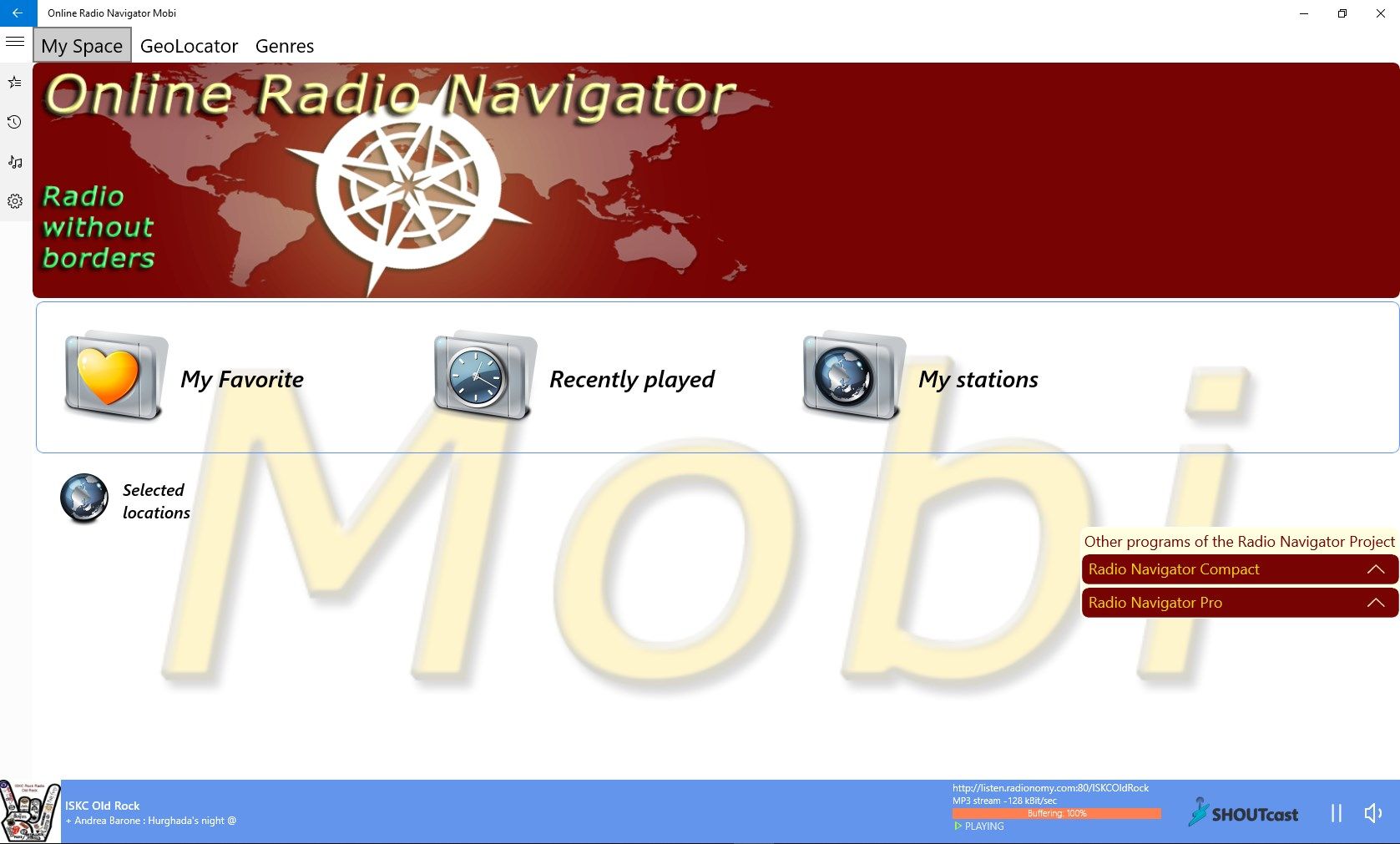 Online Radio Navigator Mobi