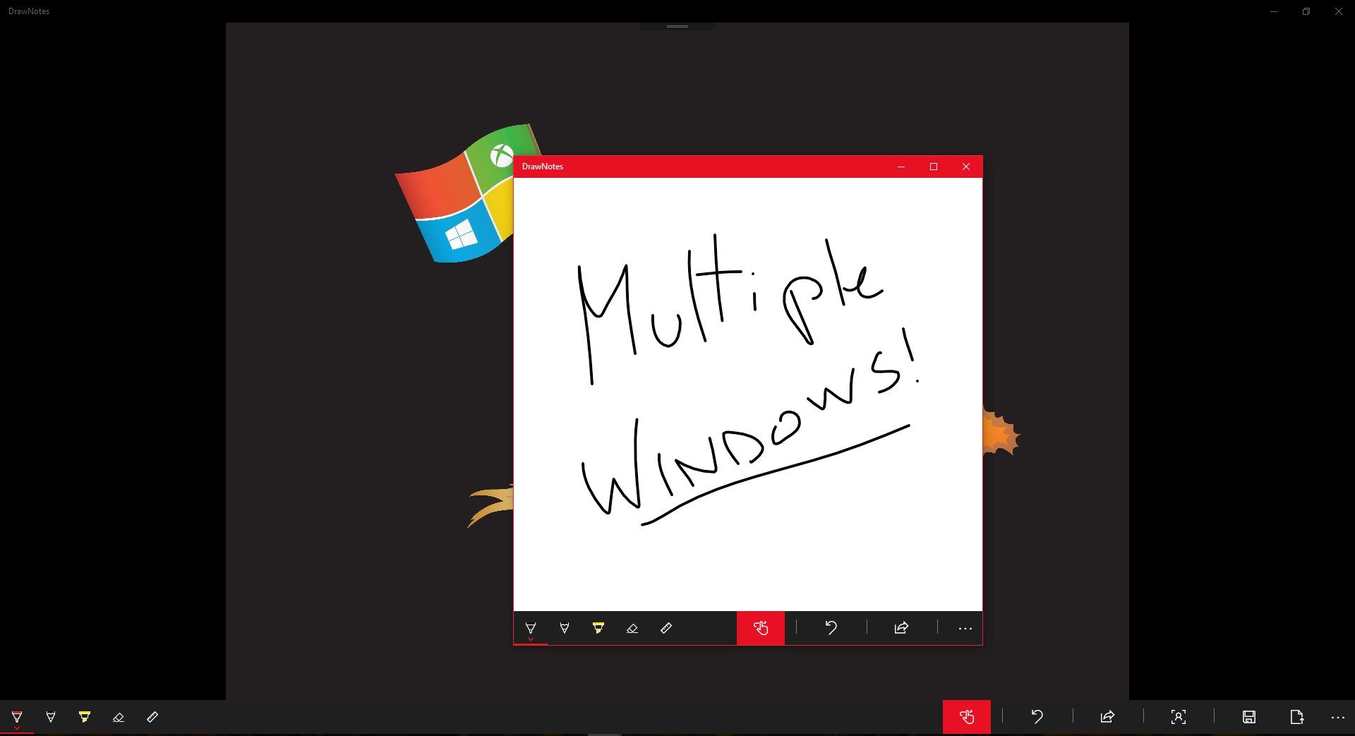 Open multiple DrawNotes Windows to edit/create simulteanously !