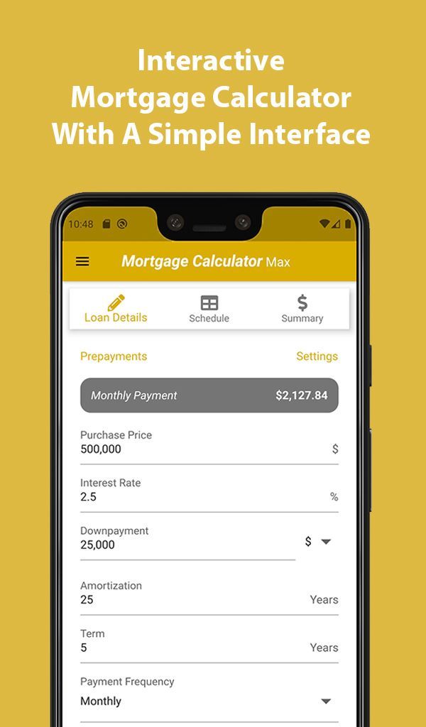 Mortgage Calculator Max